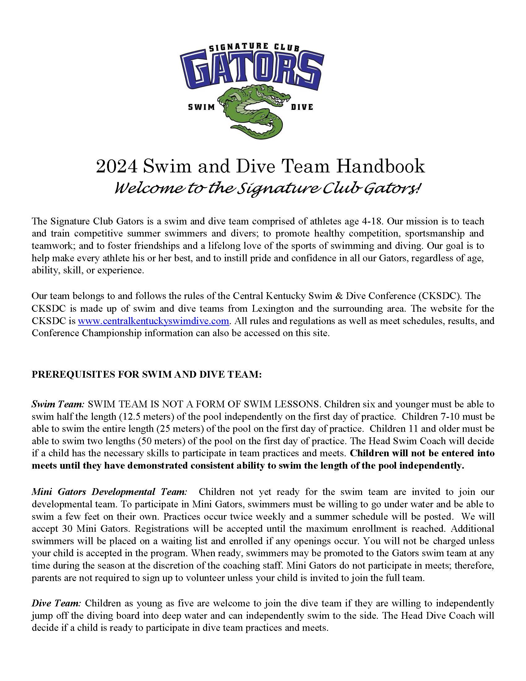 Gator Handbook 2024 Page 1